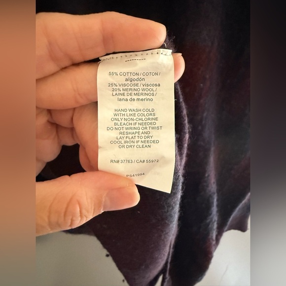 Perry Ellis Sweater Mens SZ 2XLT Pullover Long Sleeve Cotton Wool Blend Texture - Picture 4 of 8